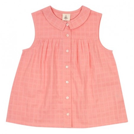 Blouse sans manches lange pêche Colombe Blouse sans manches lange pêche Colombe