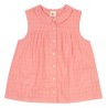 Blouse sans manches lange pêche Colombe Blouse sans manches lange pêche Colombe