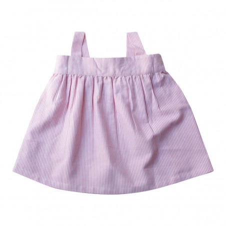 Blouse à bretelles rayée tangerine Ysance Blouse à bretelles rayée tangerine Ysance