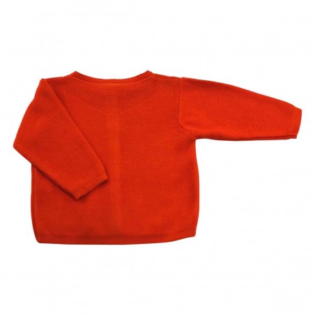 Cardigan tricot tangerine Victoire