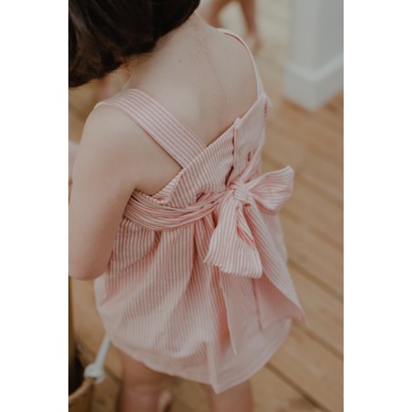Blouse à bretelles rayée tangerine Ysance Blouse à bretelles rayée tangerine Ysance
