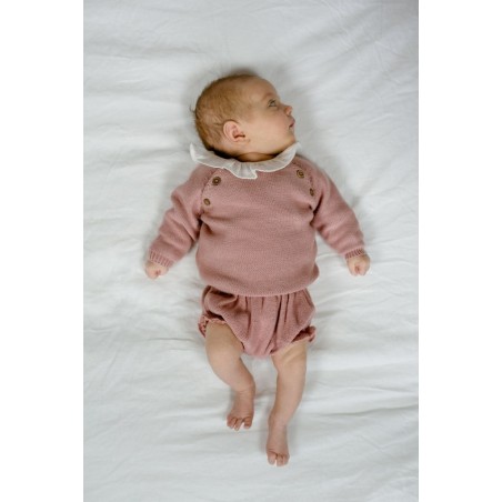 Aime Set blue-grey knit