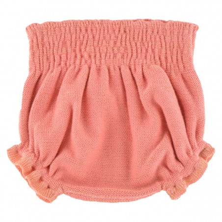 Bloomer smocké tricot pivoine lurex César Bloomer smocké tricot pivoine lurex César