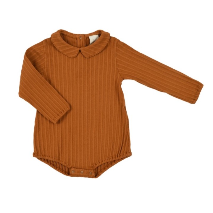 Body Pia maille pointelle noix