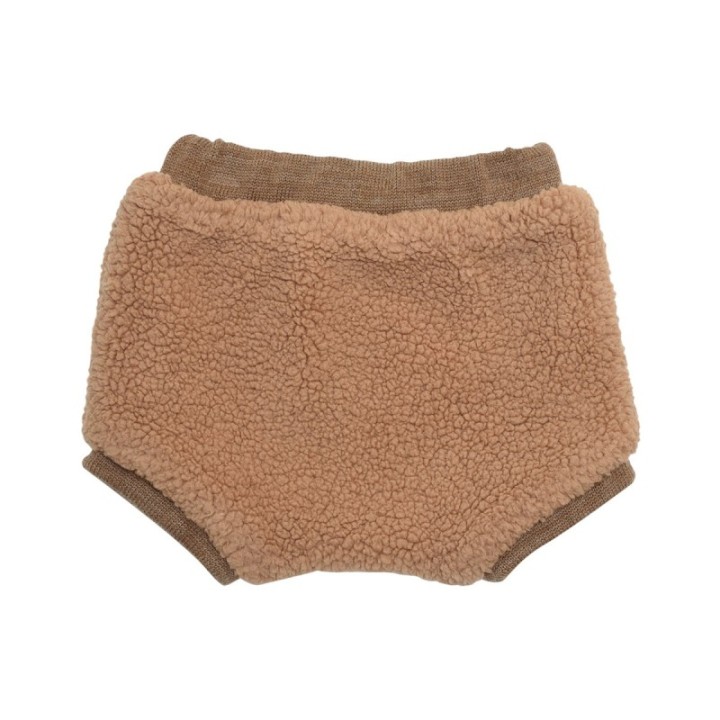 Bloomer César tricot laine réversible moumoute beige chiné