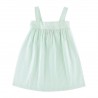 Robe à bretelles rayée vert Yseult Robe à bretelles rayée vert Yseult