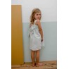 Robe à bretelles rayée vert Yseult Robe à bretelles rayée vert Yseult