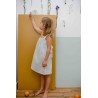 Robe à bretelles rayée vert Yseult Robe à bretelles rayée vert Yseult