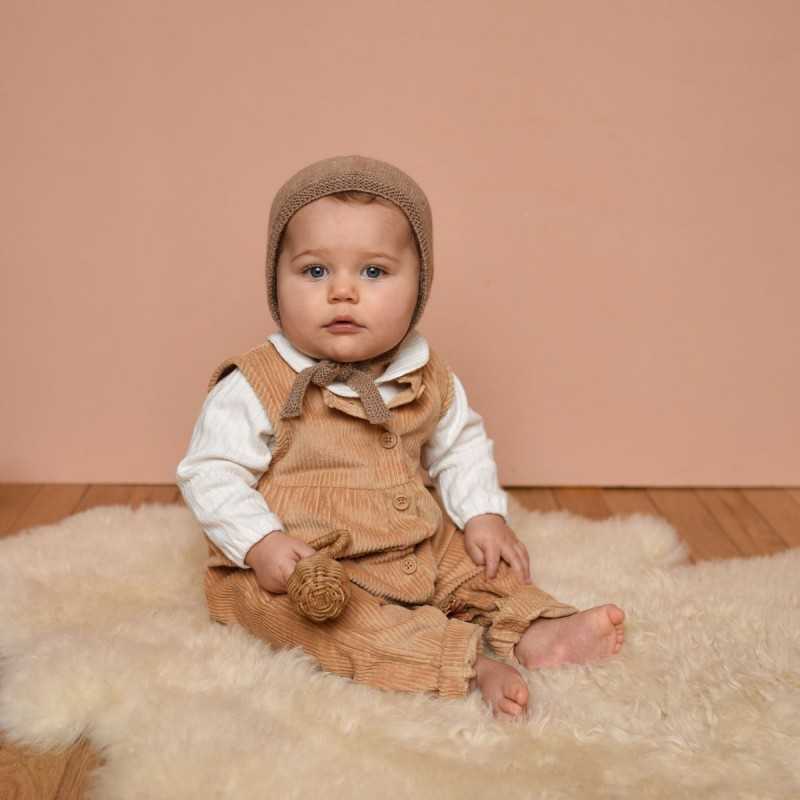 Beguin Clovis tricot beige chine 100 laine