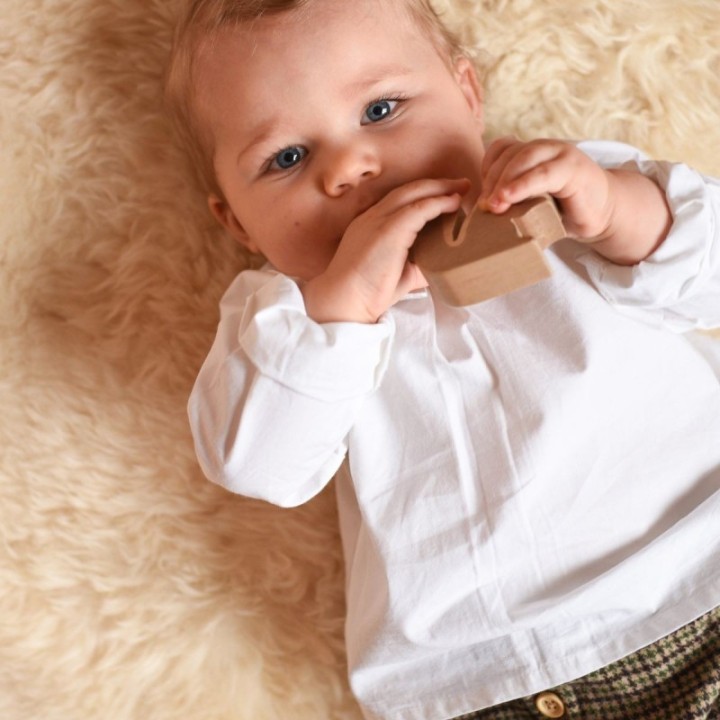 Blouse Octave popeline blanche - Cérémonie Garçon