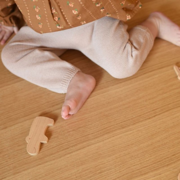 Pantalon Leandre rose poudre