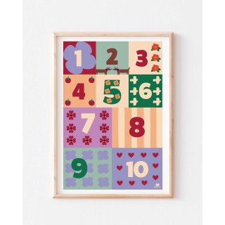 Grande affiche pédagogique “Les chiffres” - Ma Petite Vie