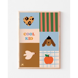 Grande affiche pédagogique “Cool Kid” 50x70cm - Ma Petite Vie