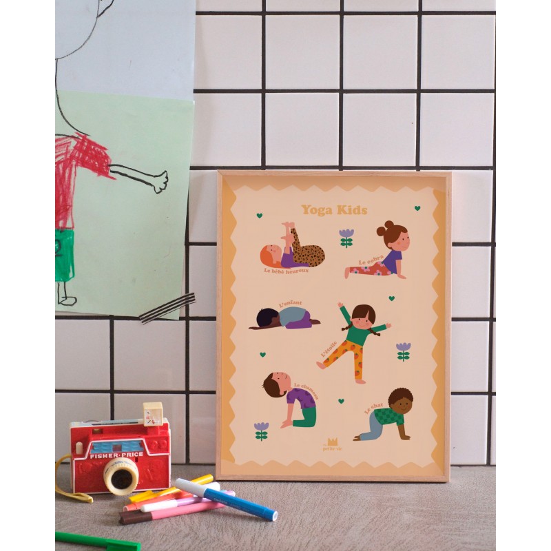 Affiche “Yoga kids” 30x40cm...