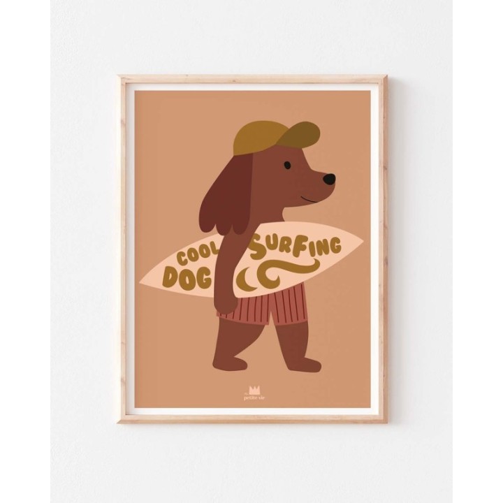 Affiche “Cool surfing” 30x40cm - Ma Petite Vie