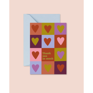 Carte Remerciements “Thank you so much” 10x15cm - Ma Petite Vie