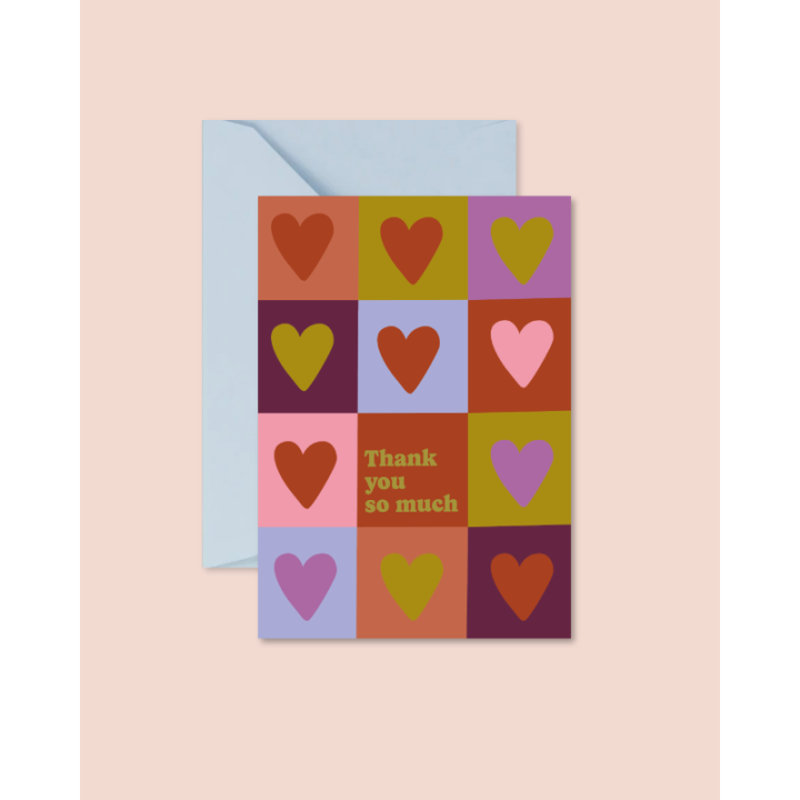 Carte Remerciements “Thank you so much” 10x15cm - Ma Petite Vie