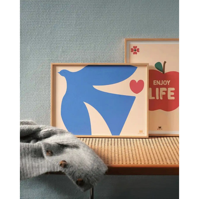 Affiche “Oiseau bleu”...