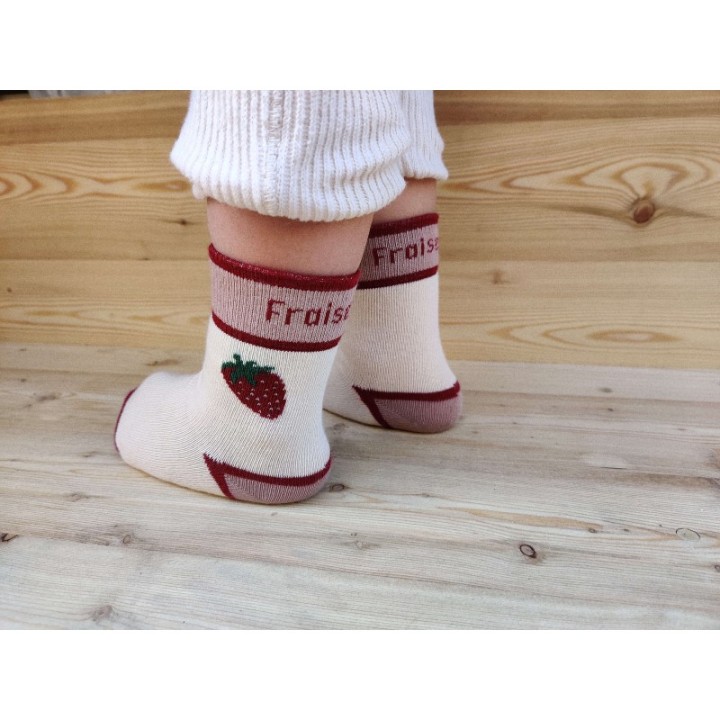 Chaussettes - Fraise - Poule Party