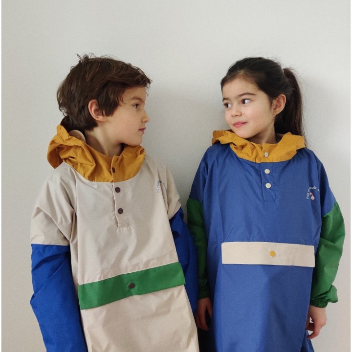 Poncho pluie long - Old school - Poule Party