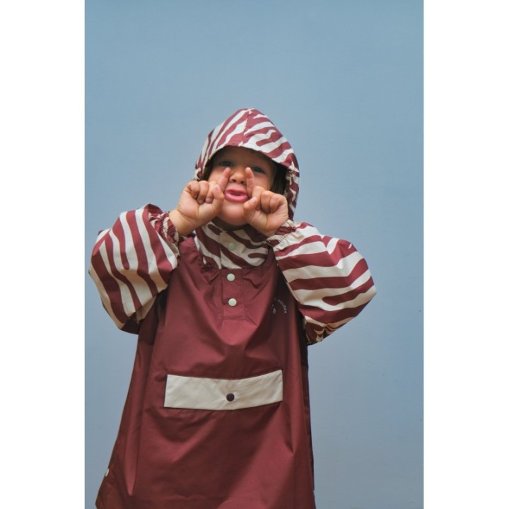 Poncho pluie long - Chocolate zebra - Poule Party