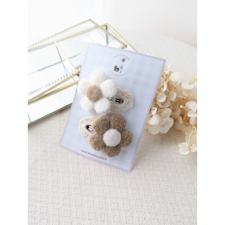 copy of Attache tétine fleur bouclette - Atelier Wagram