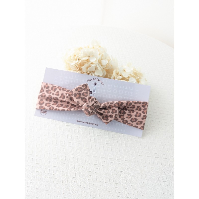 Bandeau jersey graou rose