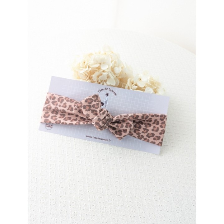 Bandeau jersey graou rose