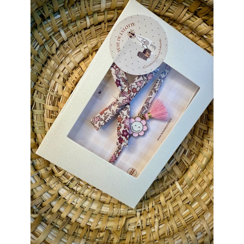 Duo Liberty rose barrette +...