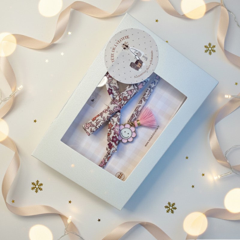 Duo Liberty rose barrette +...